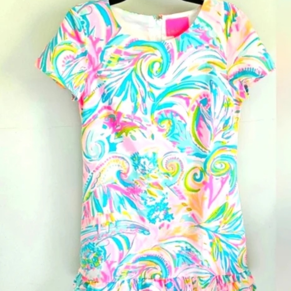 Lilly Pulitzer Masey skort romper dress Carnivale Coral